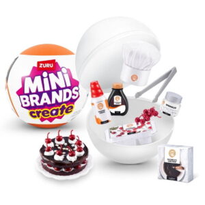 Mini Brands Create MasterChef Blindbox Capsule, Collectible Unbox Surprise Toy for Kids, Teens & Adults Ages 3+ by ZURU