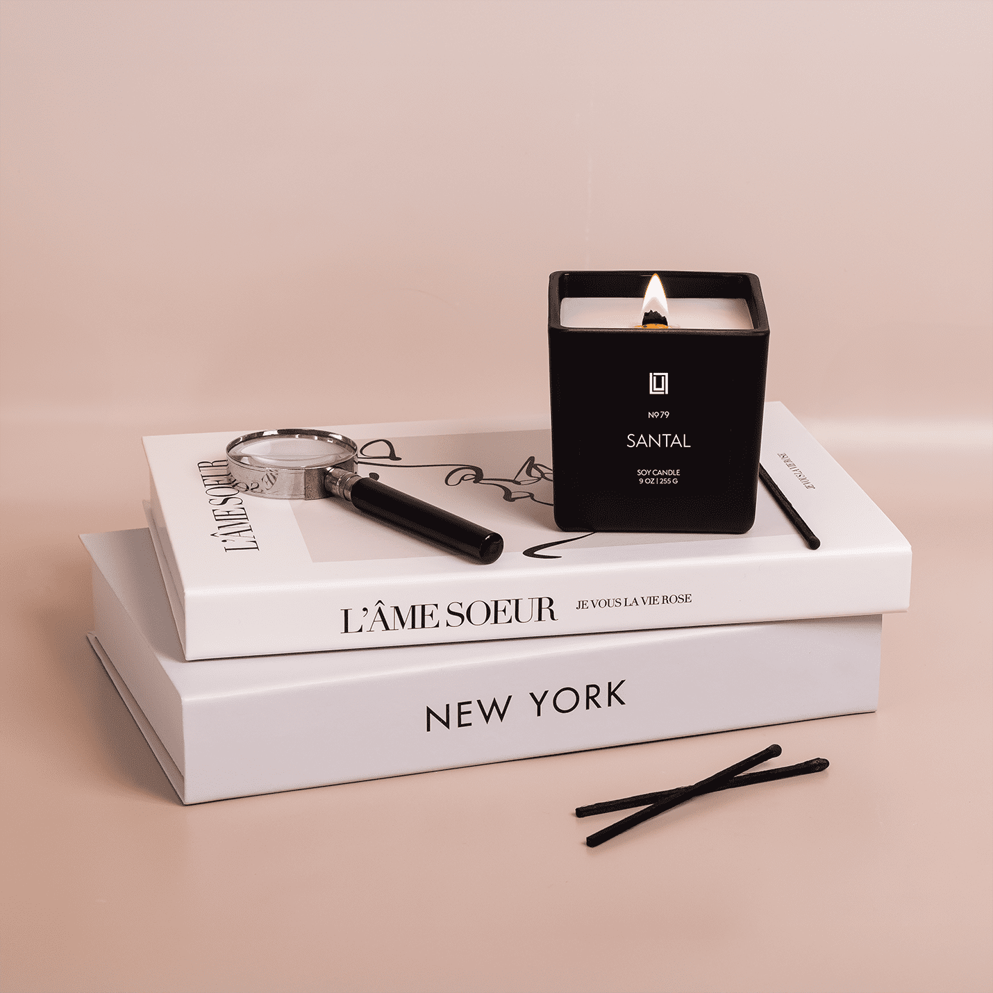 Lulu Candles | Jasmine, Oud & Sandalwood | Luxury Wood Wick Candle in Matte Black Jar – Highly Scented Soy Candle with Incense, Citrus & Clove | Long Lasting, Aromatherapy Candle, Gift for All - Image 11