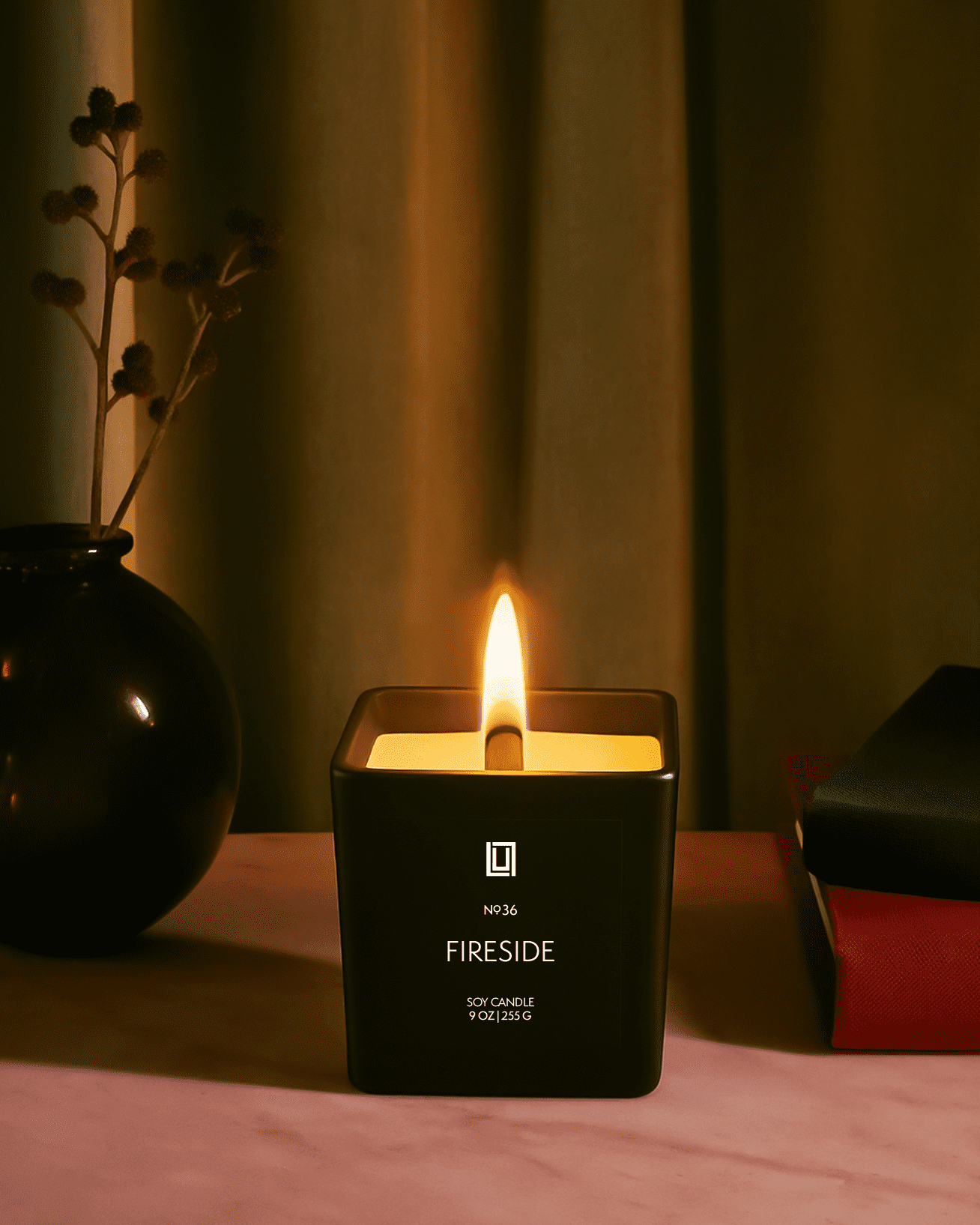 Lulu Candles | Jasmine, Oud & Sandalwood | Luxury Wood Wick Candle in Matte Black Jar – Highly Scented Soy Candle with Incense, Citrus & Clove | Long Lasting, Aromatherapy Candle, Gift for All - Image 19