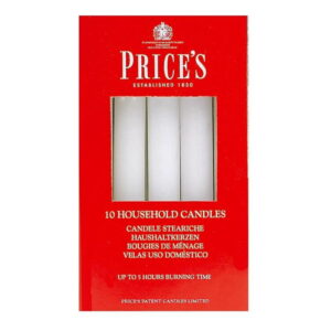 Price's Household Candles White 10pk