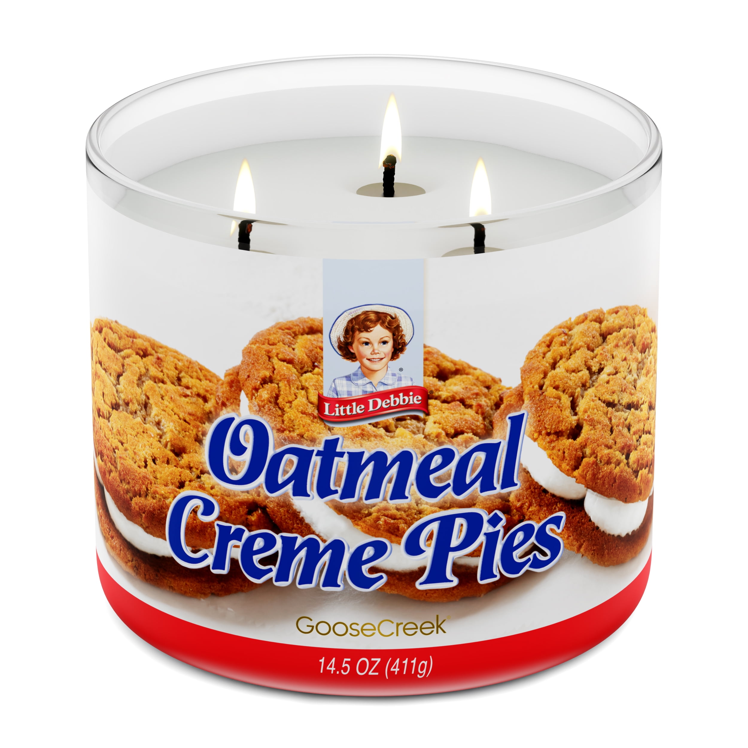 Goose Creek 3-Wick Little Debbie Oatmeal Cream Pies Scented Jar Candle, 14.5oz. - Image 2