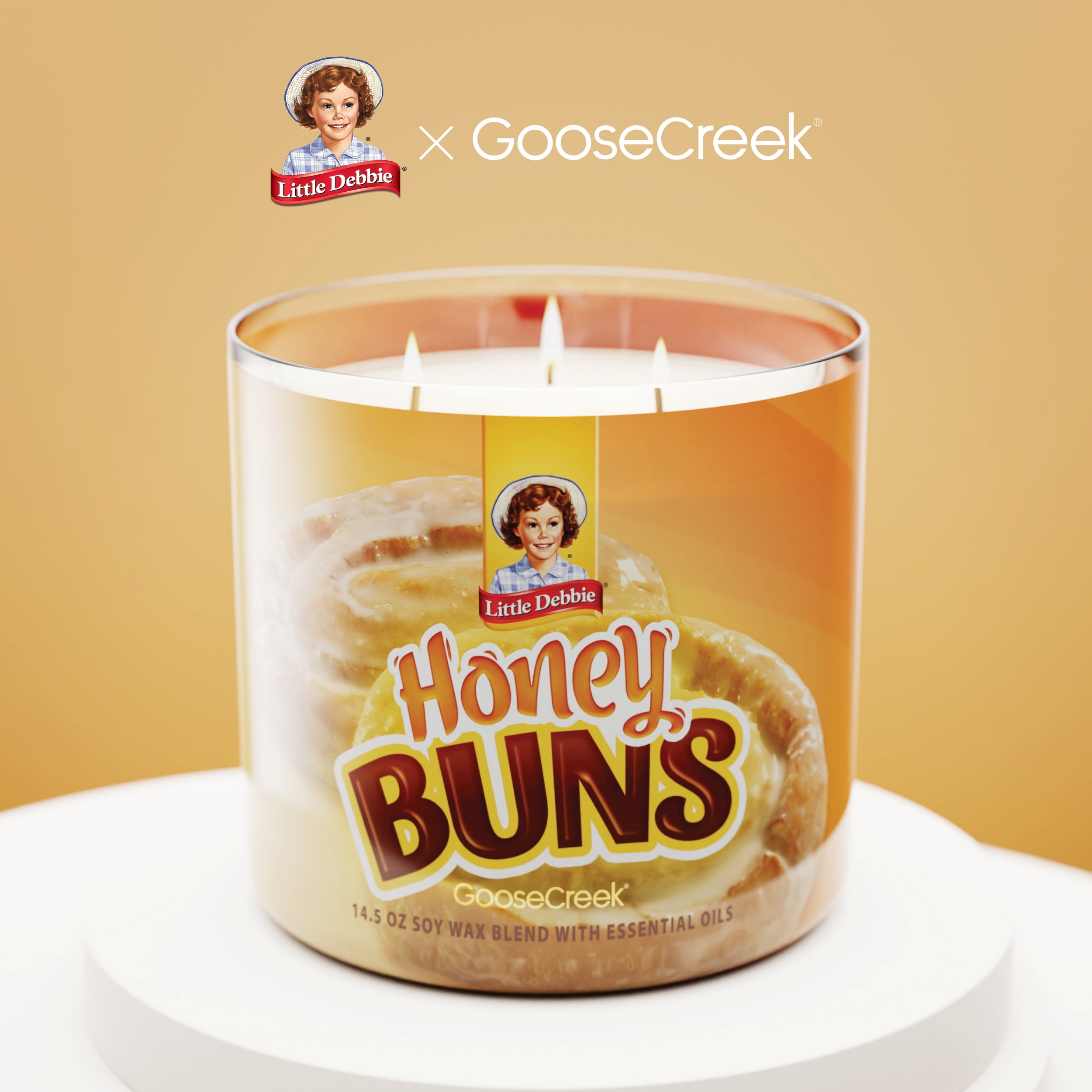 Goose Creek 3-Wick Little Debbie Oatmeal Cream Pies Scented Jar Candle, 14.5oz. - Image 23