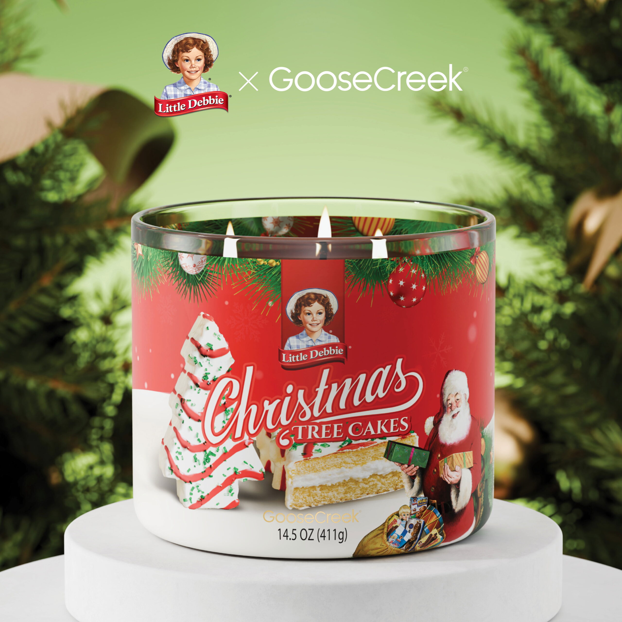 Goose Creek 3-Wick Little Debbie Oatmeal Cream Pies Scented Jar Candle, 14.5oz. - Image 46