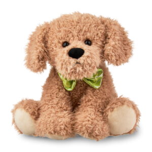 Puppy Plush Toy with Bow Tie, Brown, 17", by Way To Celebrate