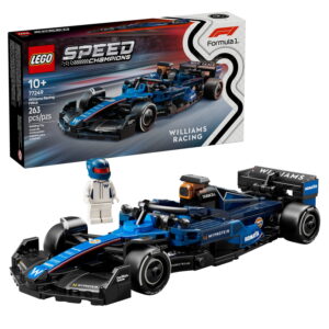 LEGO Speed Champions Williams Racing FW46 F1 Race Car Toys - Building Set For Kids, Boys & Girls, Ages 10+ - Toy Cars for F1 Fans - Gift Ideas for Birthdays - 77249