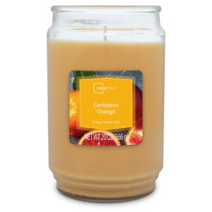 Mainstays Caribbean Orange Scented Single Wick Candle, 20 oz.