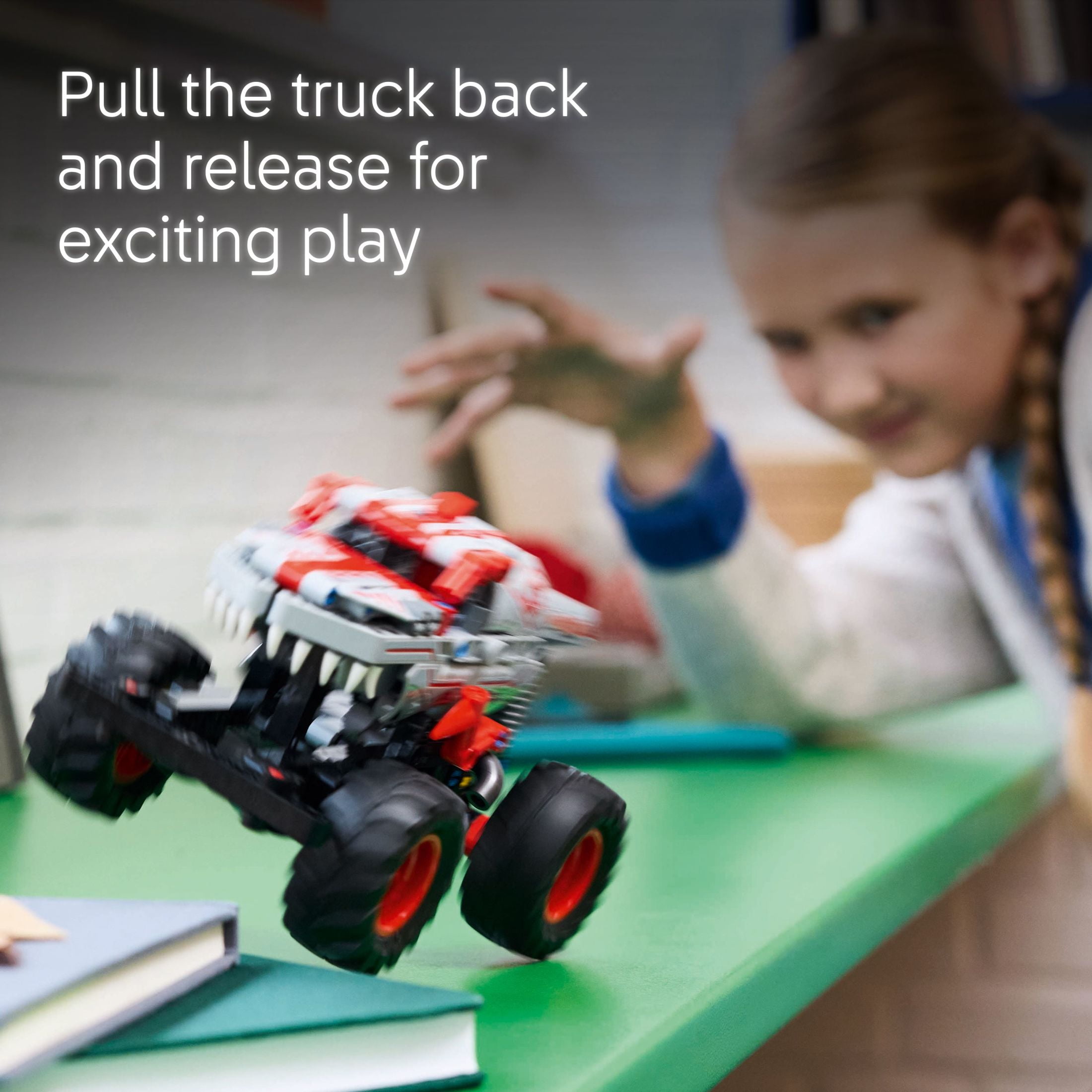 LEGO Technic Monster Jam ThunderROARus Pull-Back Monster Truck Building Toy - Birthday Gifts for Kids, Boys & Girls, Ages 7+ - 42200 - Image 4