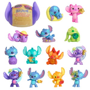 Disney Lilo & Stitch Collectible Mini Figure Blind Capsule, 2” Surprise Character Toy for Fans