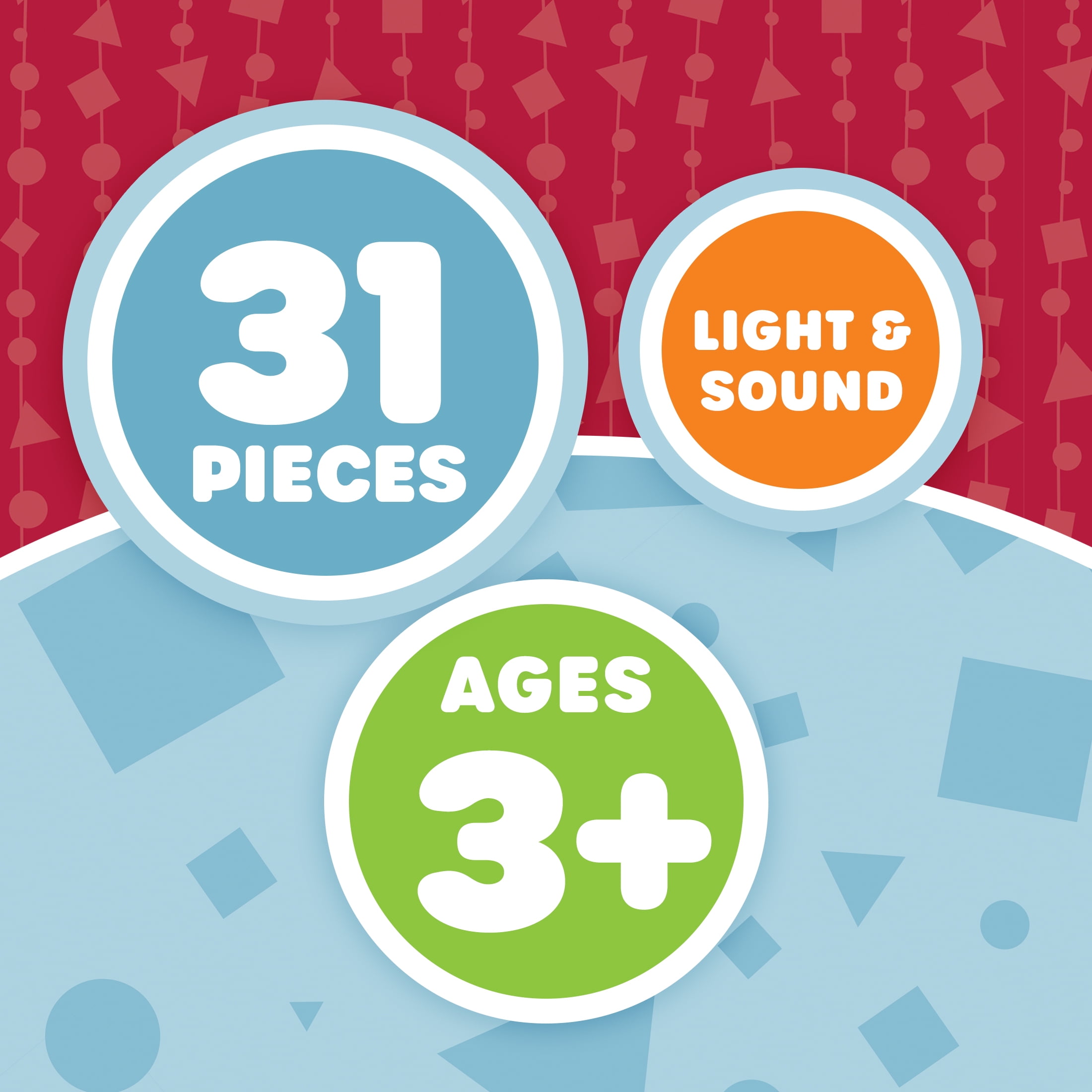 Kid Connection Fire Station Emergency Vehicle Playset with Light & Sound. 31 Pieces, Toddler Toys, Age 3+ - Image 4