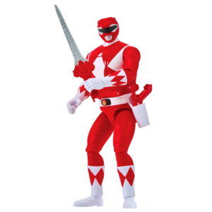 Mighty Morphin Power Rangers: Re-Ignition - Auto-Morphin Red Ranger Action Figure for kids 4+ by Playmates Toys
