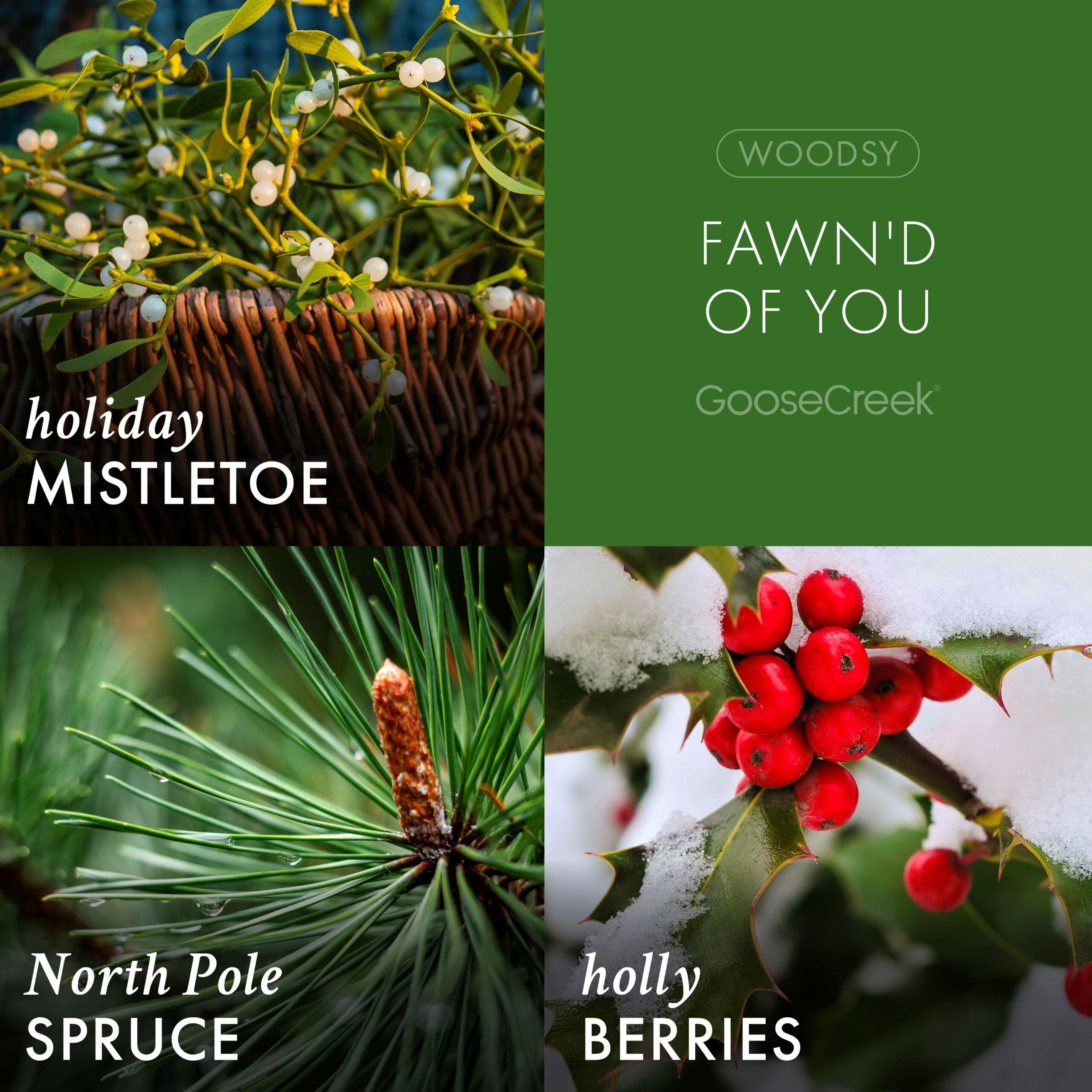 Goose Creek Rudolph Fawn'd of You 3-wick Christmastown Fir, Shiny Red Apple, and Holiday Spice Scented Jar Candle, 14.5oz - Image 4