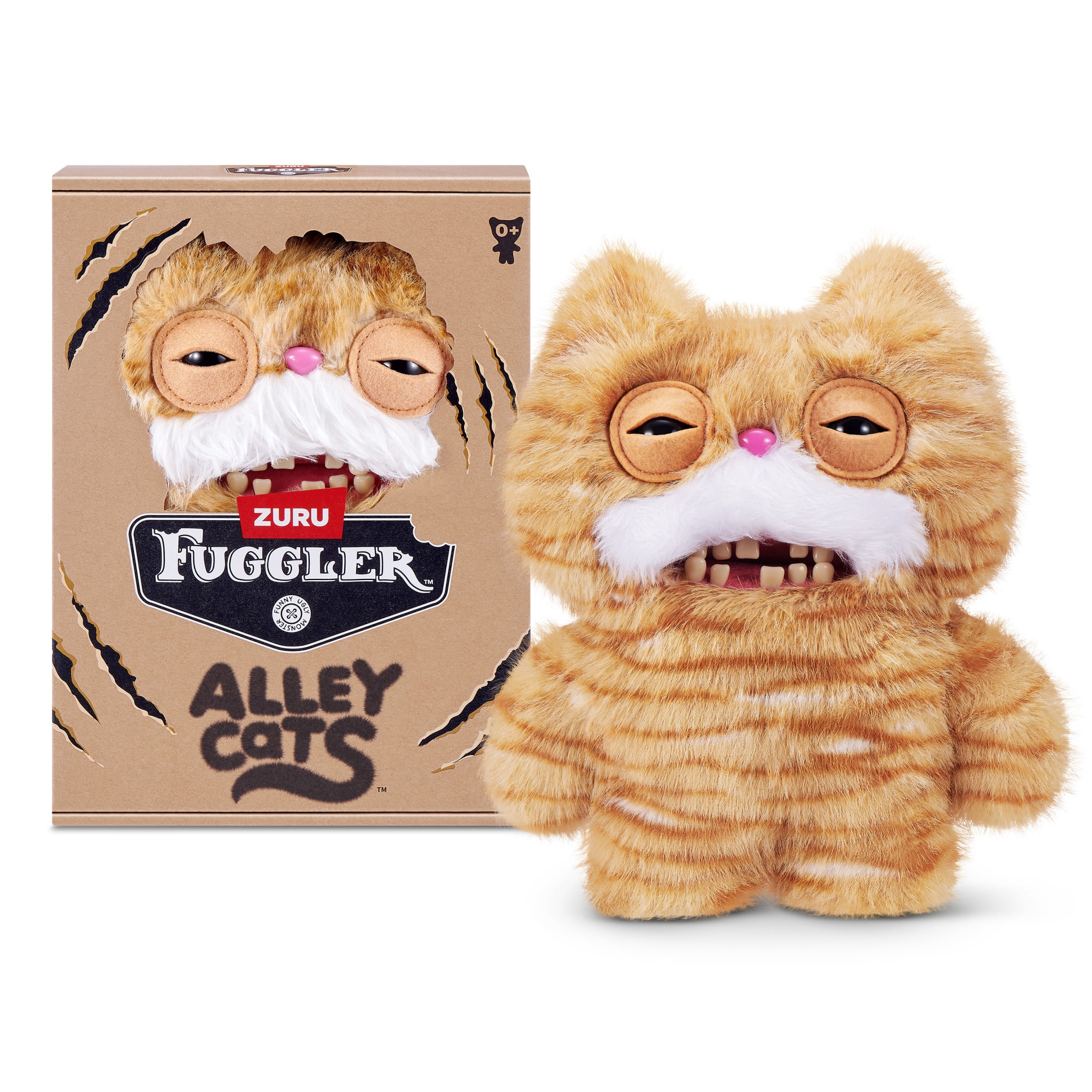 Fuggler Alley Cats 9 inch (Stinkface), Funny Ugly Monster Stuffed Animal Toy by ZURU