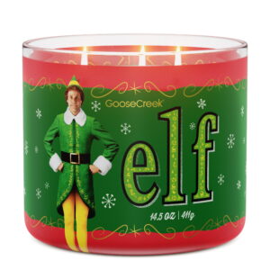 Goose Creek Buddy The Elf , 3-wick Vanilla Sugar Cookie, Whipped Cream & Vanilla Sugar Scented Jar Candle, 14.5oz