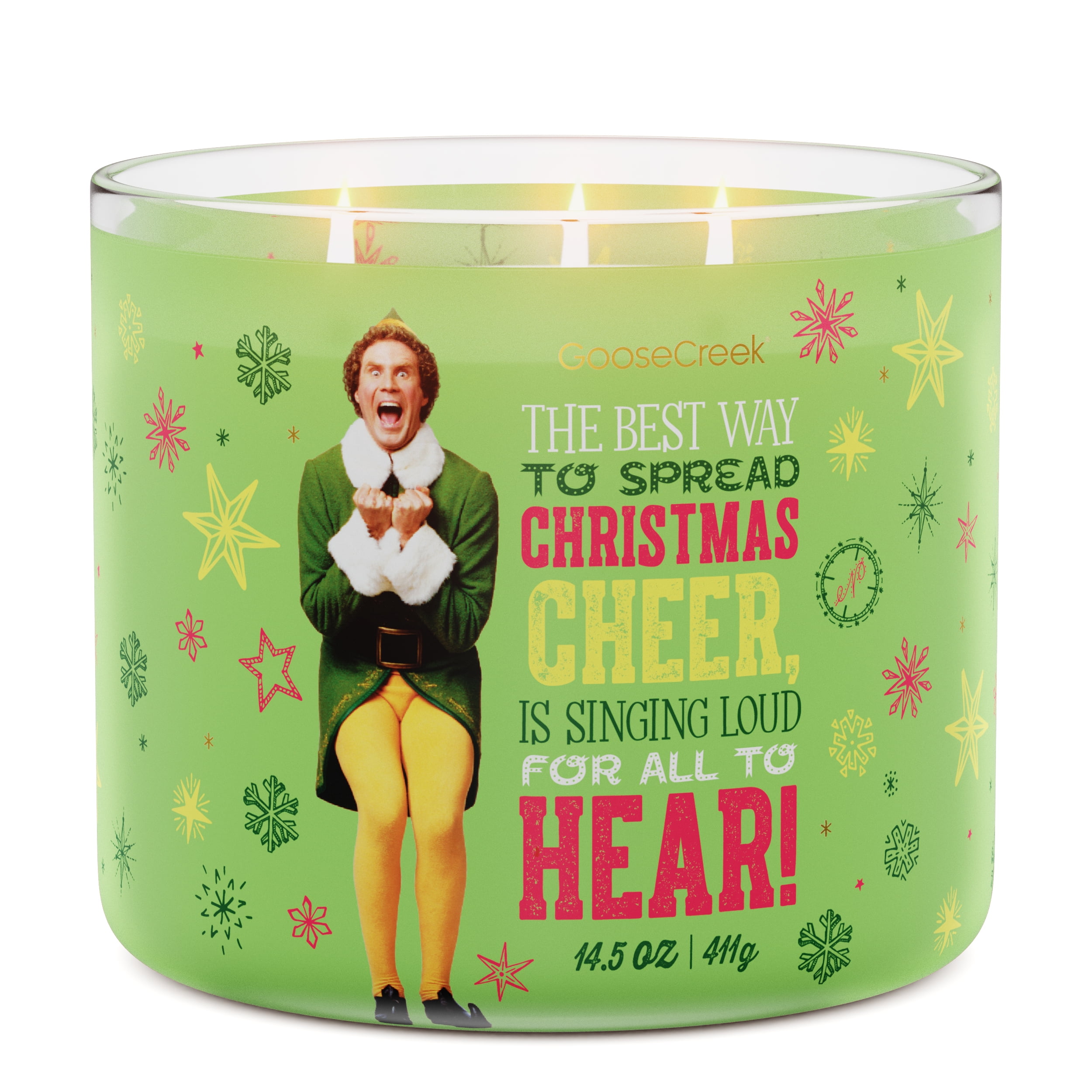 Goose Creek Buddy The Elf , 3-wick Vanilla Sugar Cookie, Whipped Cream & Vanilla Sugar Scented Jar Candle, 14.5oz - Image 6