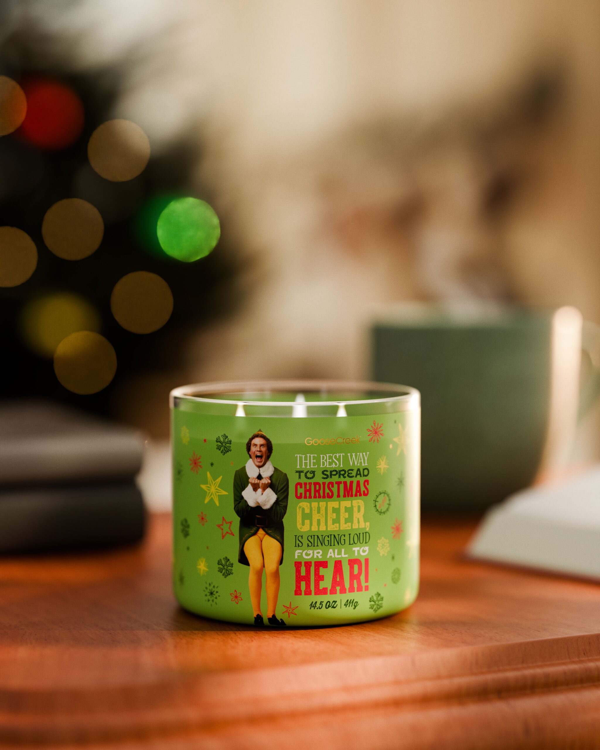 Goose Creek Buddy The Elf , 3-wick Vanilla Sugar Cookie, Whipped Cream & Vanilla Sugar Scented Jar Candle, 14.5oz - Image 7