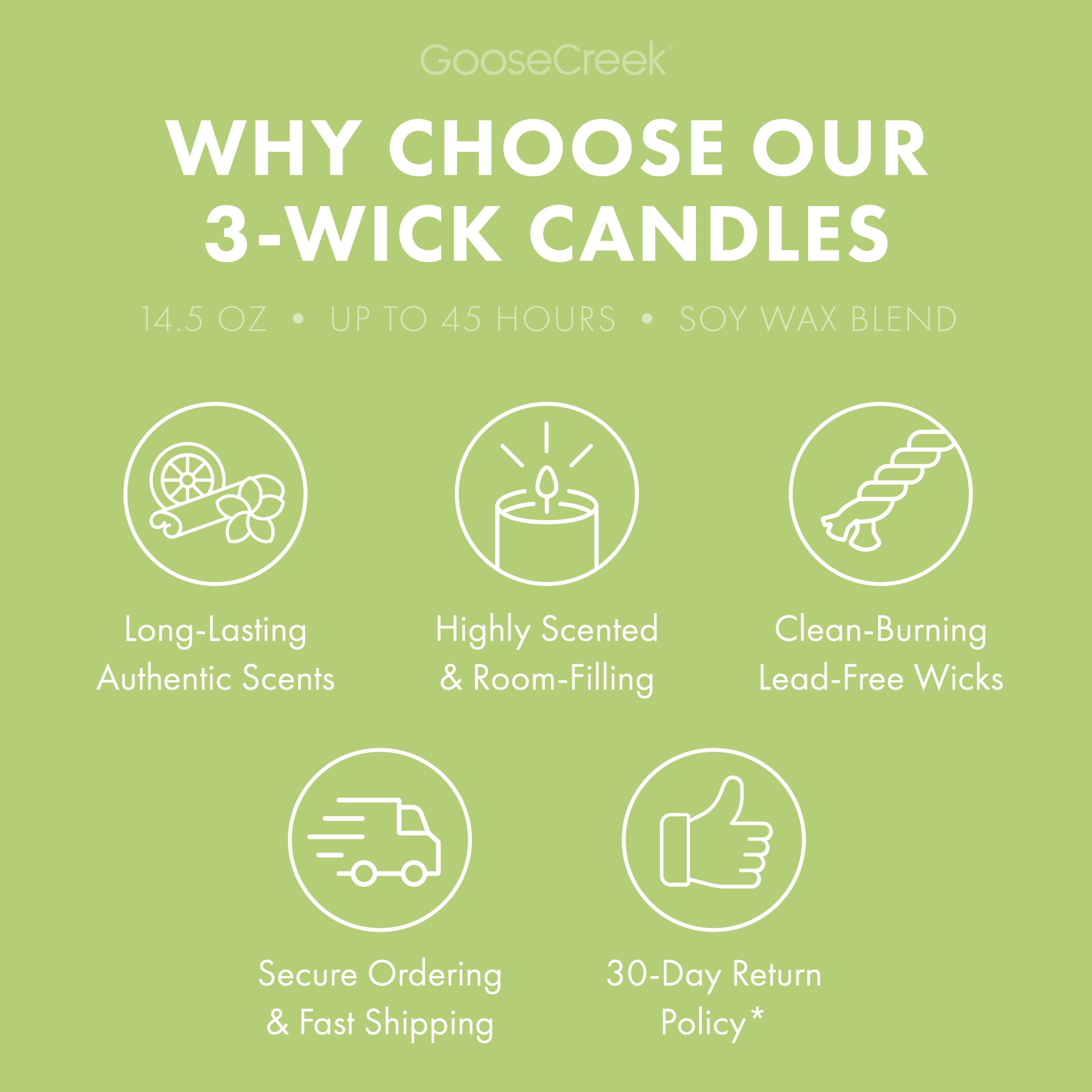 Goose Creek Buddy The Elf , 3-wick Vanilla Sugar Cookie, Whipped Cream & Vanilla Sugar Scented Jar Candle, 14.5oz - Image 10