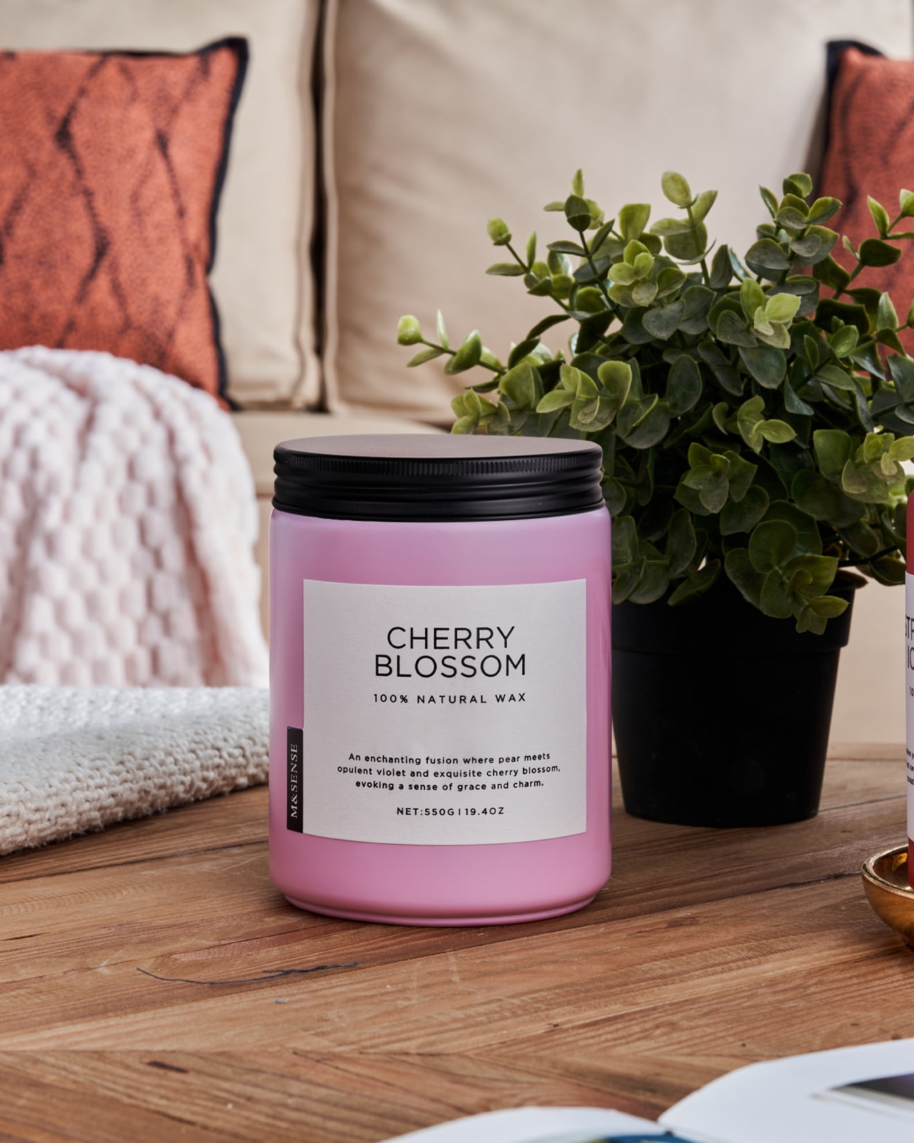 M&SENSE Ocean Breeze Scented Candle, 19.4oz Soy Jar Candle for Home, Large 2 Wick, Up to 110 Hours Burn time, Natural Organic Fragnce - Image 14