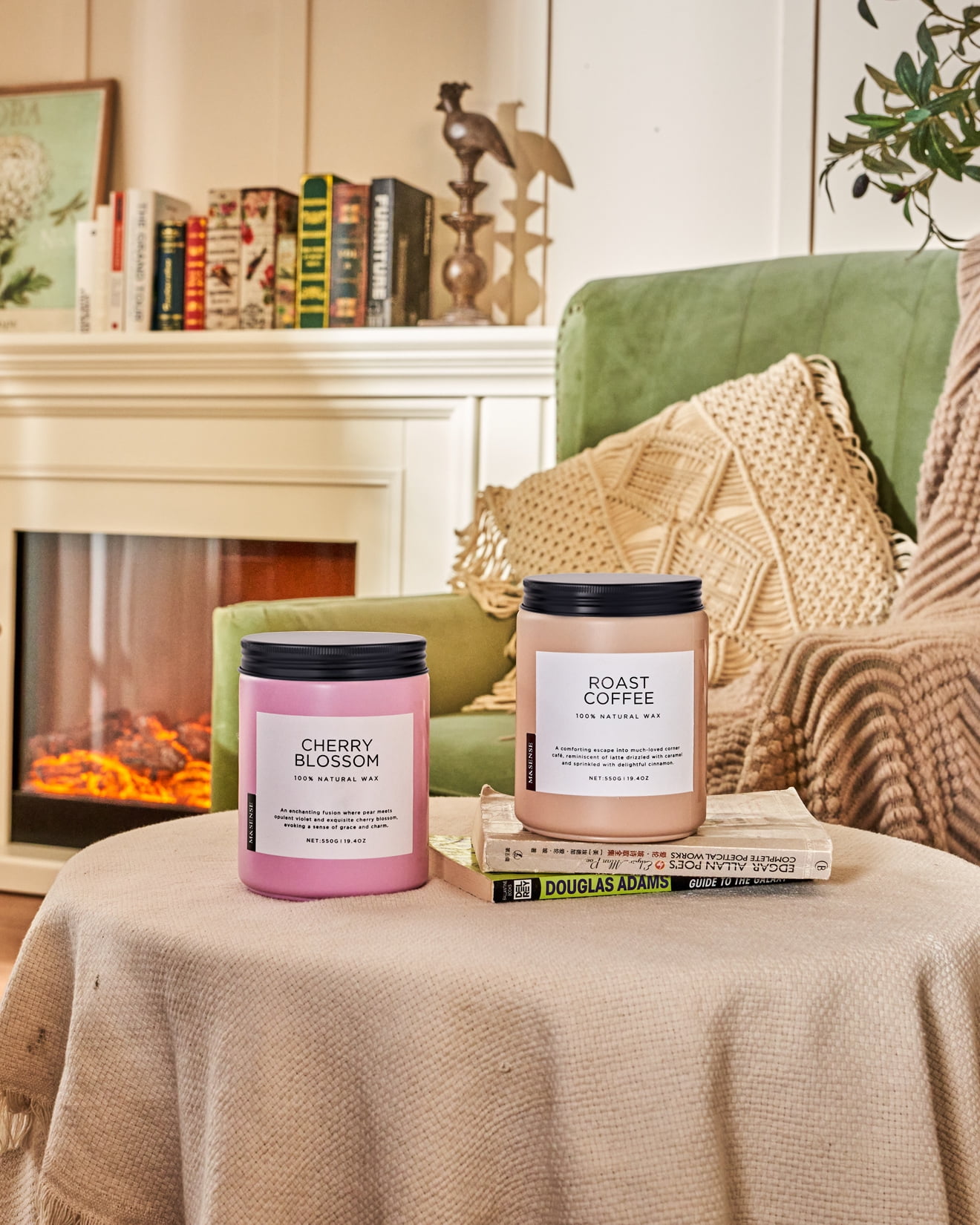 M&SENSE Ocean Breeze Scented Candle, 19.4oz Soy Jar Candle for Home, Large 2 Wick, Up to 110 Hours Burn time, Natural Organic Fragnce - Image 15