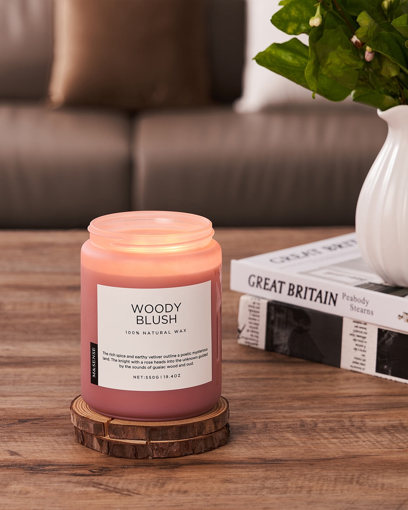 M&SENSE Ocean Breeze Scented Candle, 19.4oz Soy Jar Candle for Home, Large 2 Wick, Up to 110 Hours Burn time, Natural Organic Fragnce - Image 27