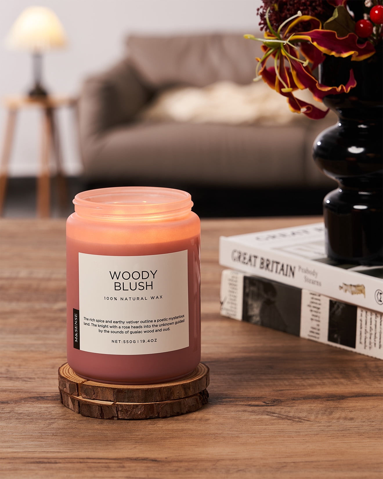 M&SENSE Ocean Breeze Scented Candle, 19.4oz Soy Jar Candle for Home, Large 2 Wick, Up to 110 Hours Burn time, Natural Organic Fragnce - Image 30