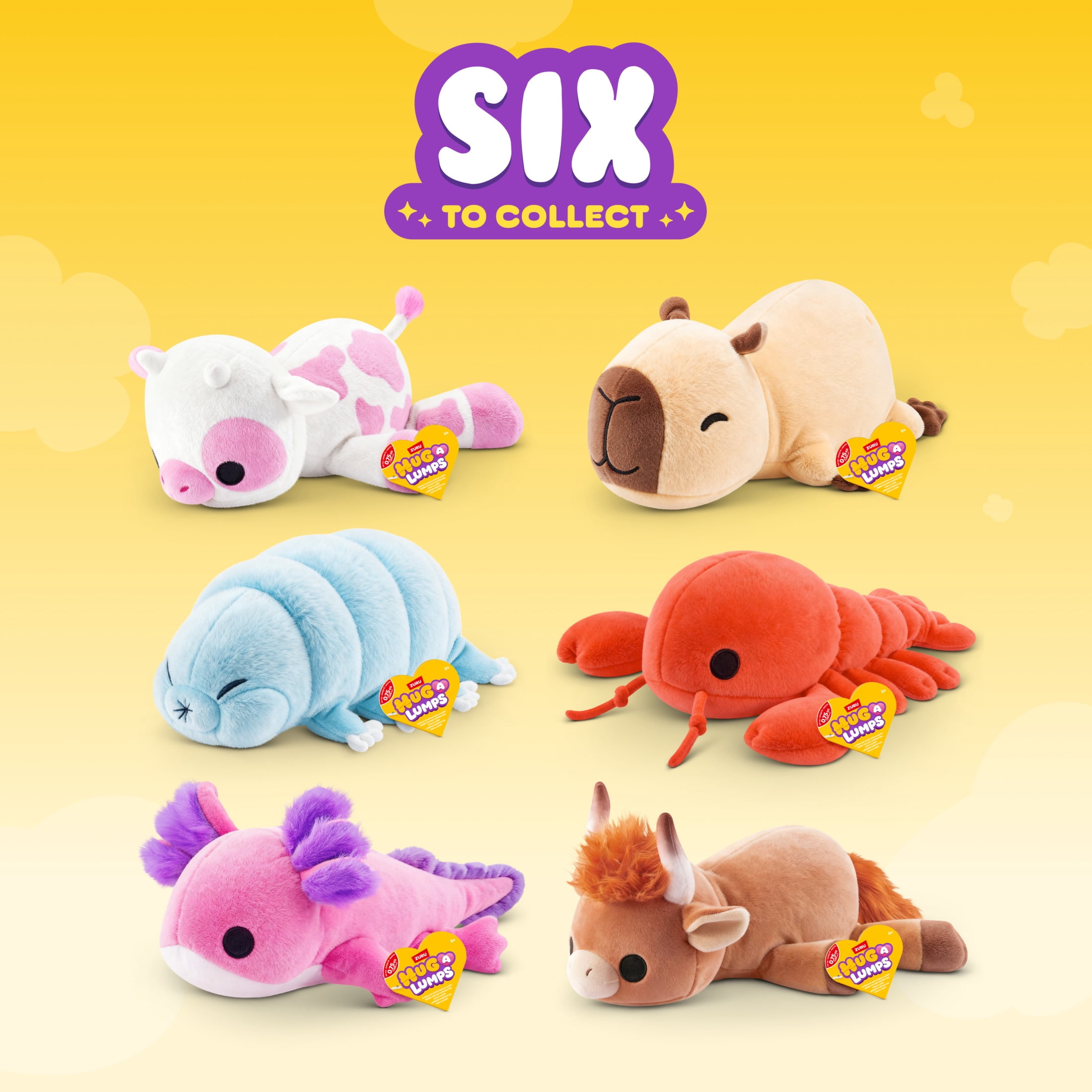 Hug a Lumps Small 1.65 lbs Connie the Capybara Weighted Plush, Soft Stuffed Animal Toy by ZURU - Image 5