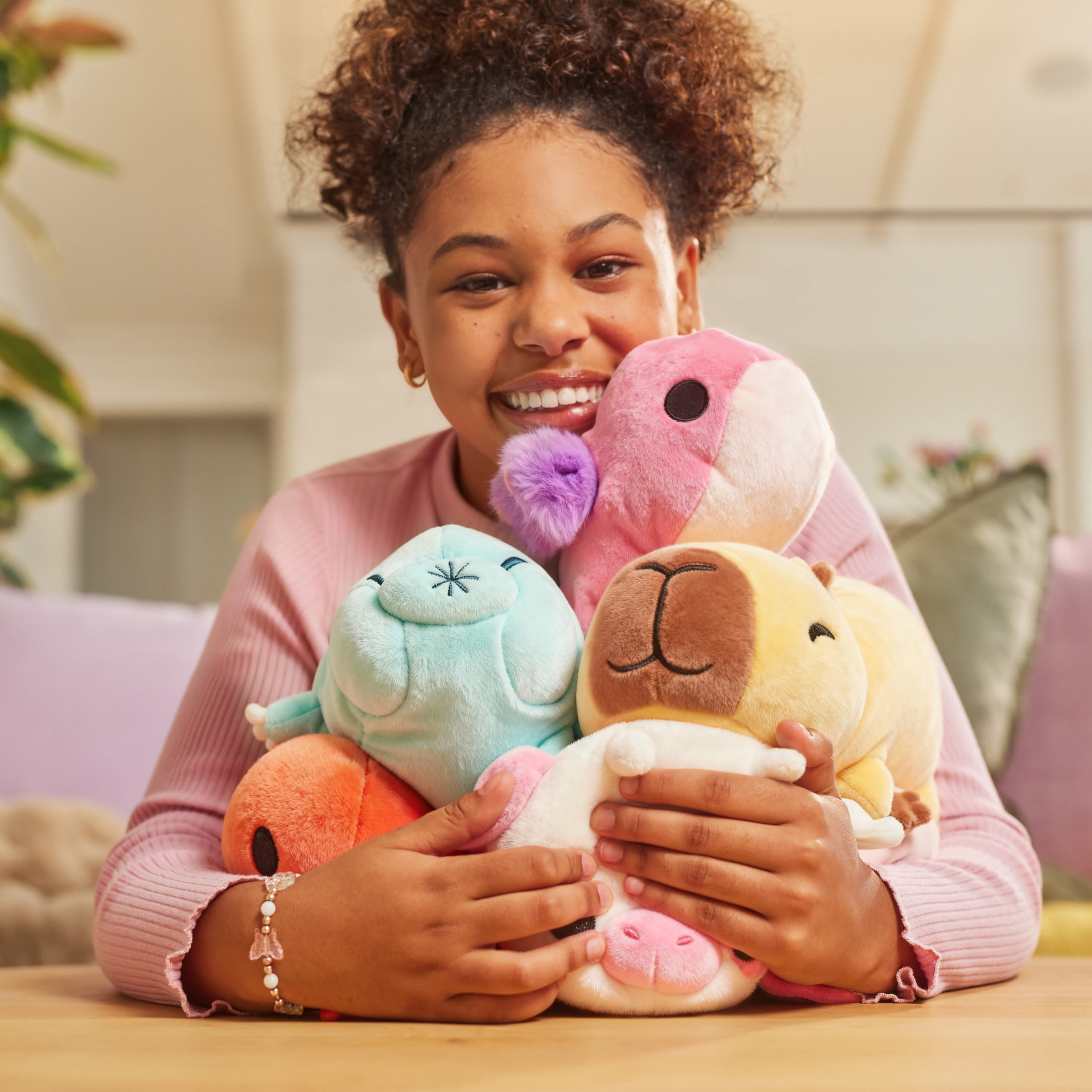 Hug a Lumps Small 1.65 lbs Connie the Capybara Weighted Plush, Soft Stuffed Animal Toy by ZURU - Image 7