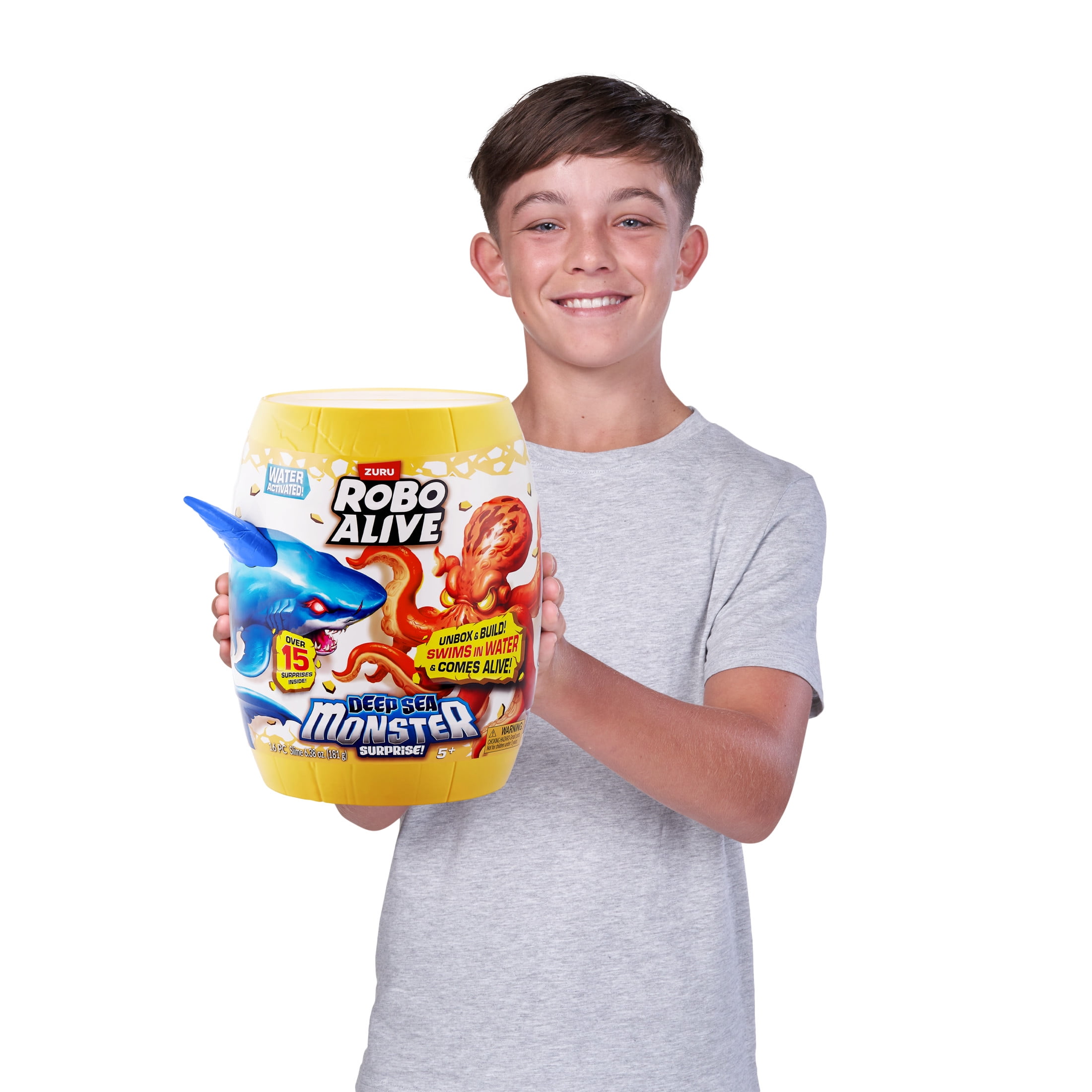 ROBO ALIVE Deep Sea Monster Surprise Assorted Novelty and Gag Electronic Robot Toy by ZURU - Image 9