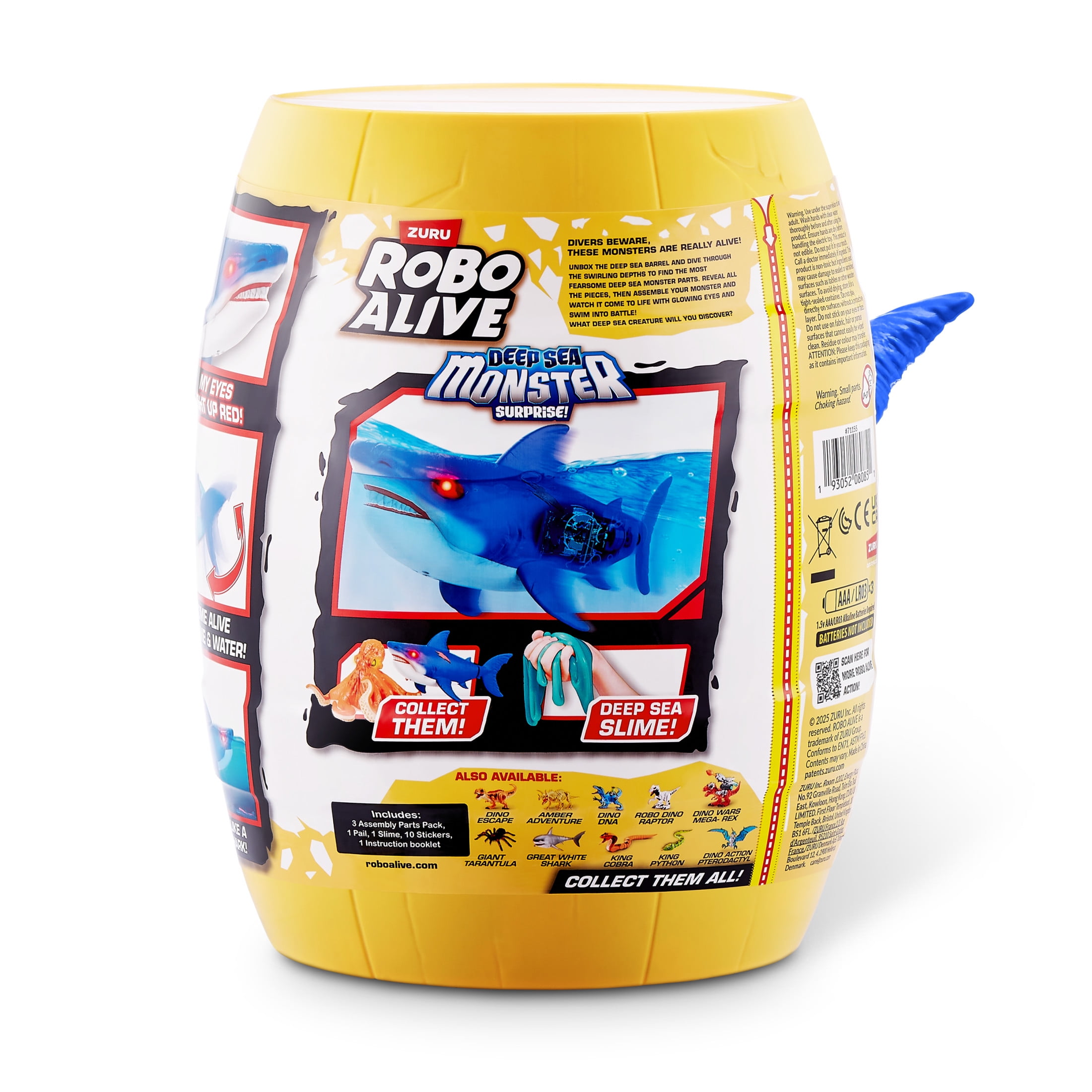 ROBO ALIVE Deep Sea Monster Surprise Assorted Novelty and Gag Electronic Robot Toy by ZURU - Image 11