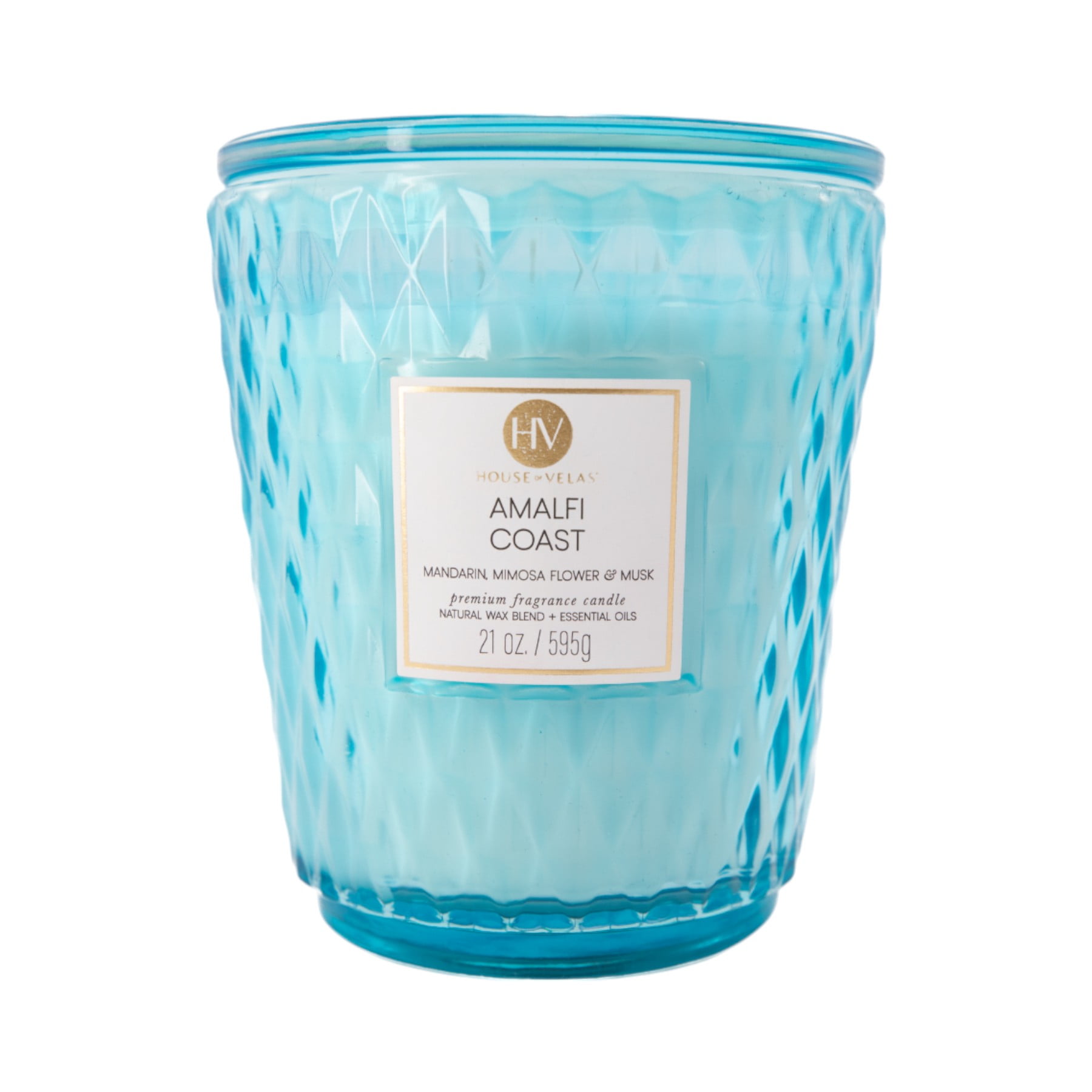 House of Velas Diamante Candle Collection, 21 oz, 3 Cotton Wicks, Sandalwood Suede, Large Glass Jar - Image 13