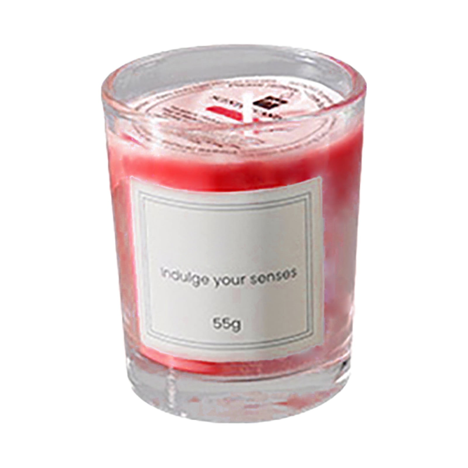 Ikeay Scented Candle in Glass Jar, Decorative Aromatic Candle for Home Desktop, Wedding Party Scene Layout