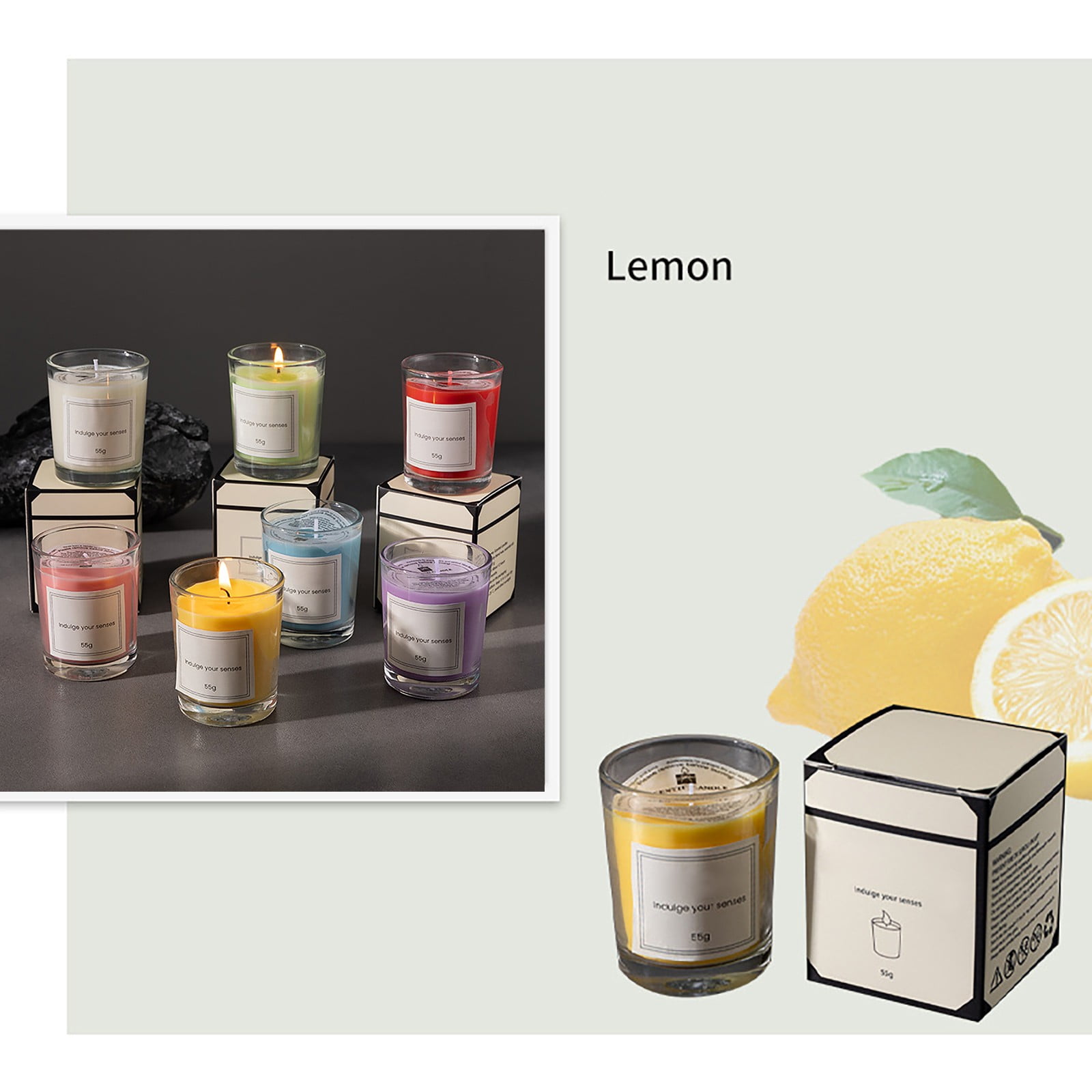 Ikeay Scented Candle in Glass Jar, Decorative Aromatic Candle for Home Desktop, Wedding Party Scene Layout - Image 6