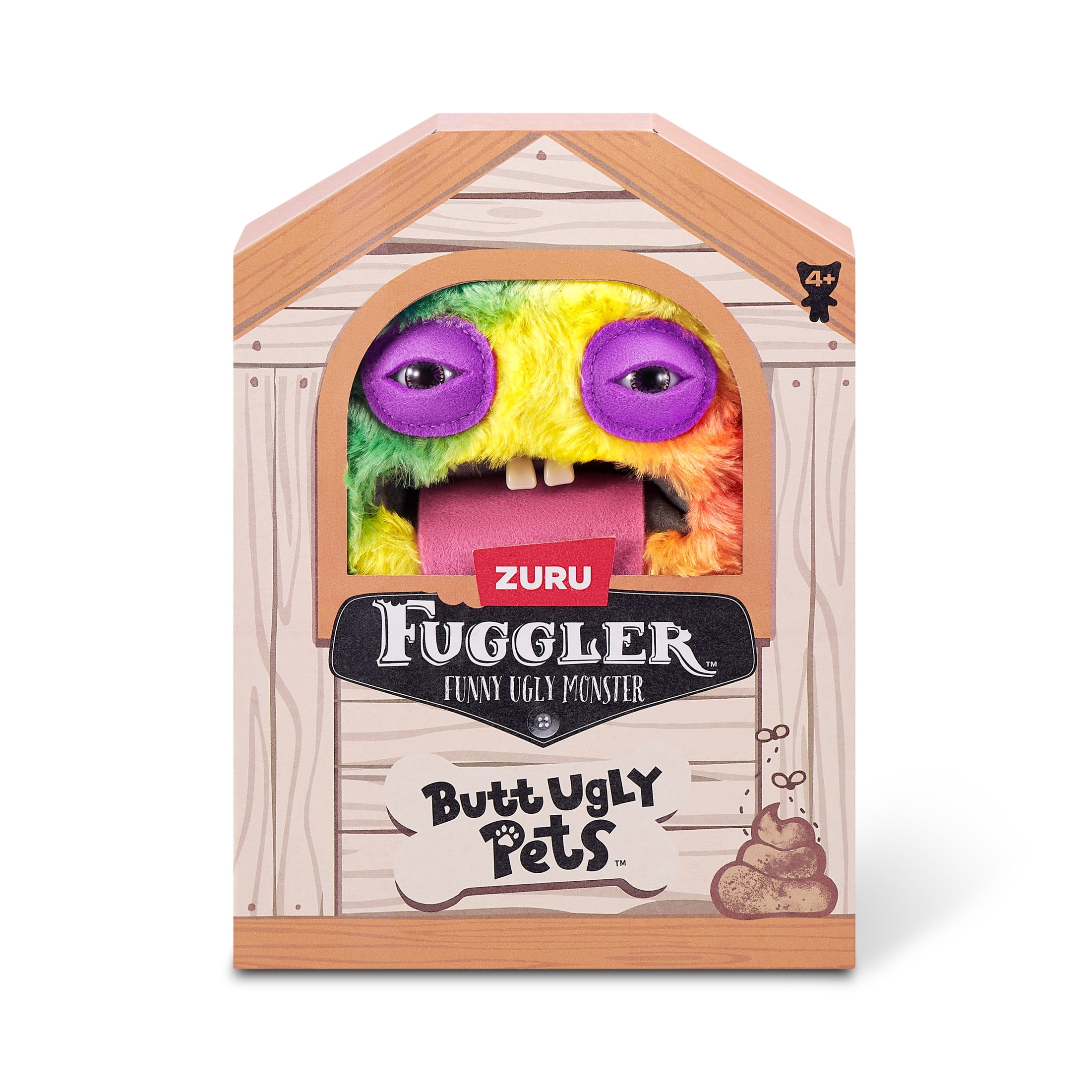 Fuggler Butt Ugly Pets 9 inch (Cheeky Chonky - Guinea Pig), Ugly Monster Stuffed Animal Toy by ZURU - Image 2