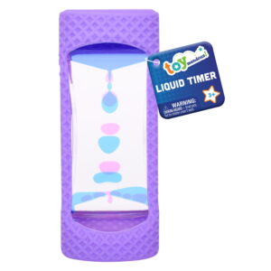 Toyemdous Liquid Timer, Calming Bubbler Sensory Toy, Assorted Colors, Children Ages 3+