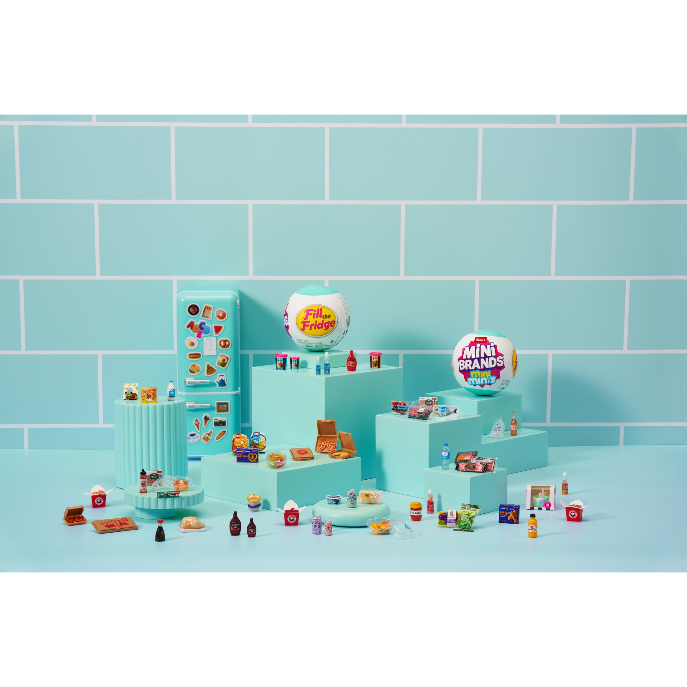 Mini Brands Fill the Fridge Playset, Collectible Unbox Surprise Toy for Kids, Teens & Adults Ages 5+ by ZURU - Image 8