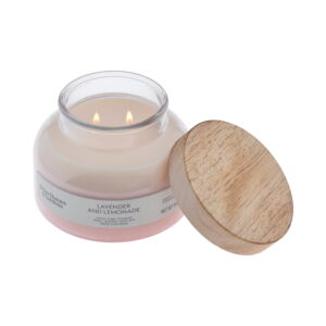 Better Homes and Gardens Lavender and Lemonade Scented 2-Wick Ombre Jar Candle 18oz.
