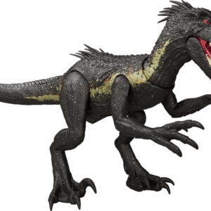 Jurassic World Ultimate Damage Indoraptor Dinosaur Toy Figure, Damage, Light & Sound Toy