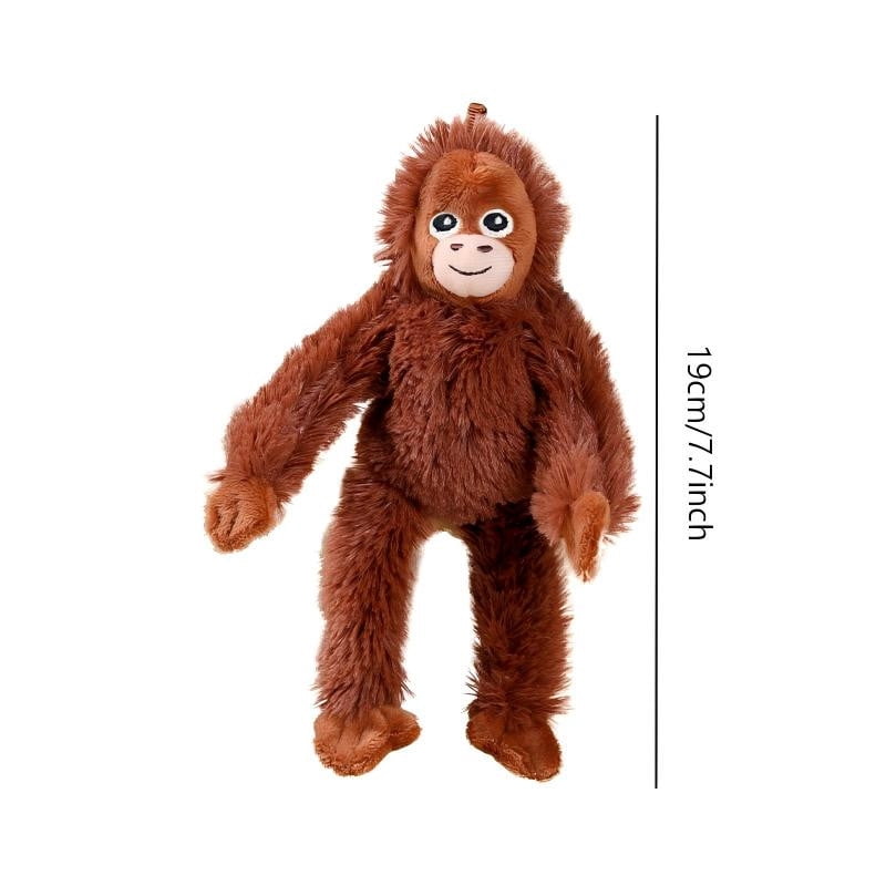 Orangutan Monkey Stuffed Animal Plush Toys 7.5in Mini Jumbo Plushie Toy Birthday Gifts for Wild Onez Wildlife Animals - Image 3