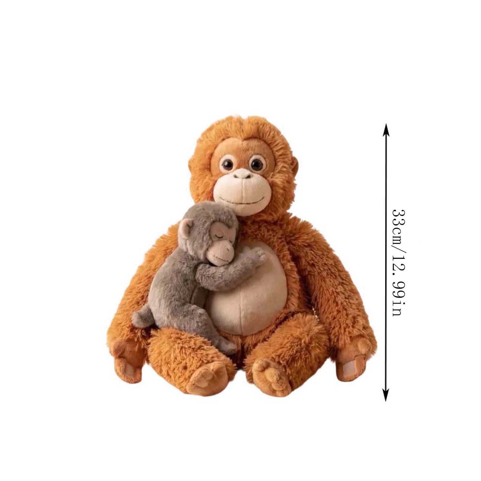 Orangutan Monkey Stuffed Animal Plush Toys 7.5in Mini Jumbo Plushie Toy Birthday Gifts for Wild Onez Wildlife Animals - Image 11