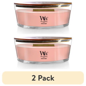 (2 pack) WoodWick Ellipse Scented Candle, Coastal Sunset, 16 oz