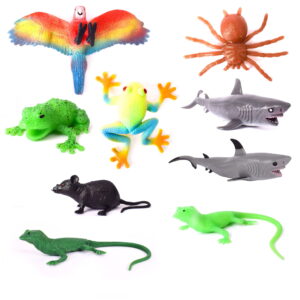 Toymendous Lifelike Animals, Squishy Sand Filled Novelty Toys-Colors & Styles Vary, Children Ages 3+