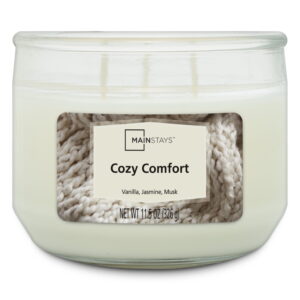 Mainstays Cozy Comfort Scented 3 Wick Candle, 11.5 oz.