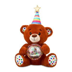 Light-Up Singing Bear Plush Toy, Tan, 9", by Way To Celebrate