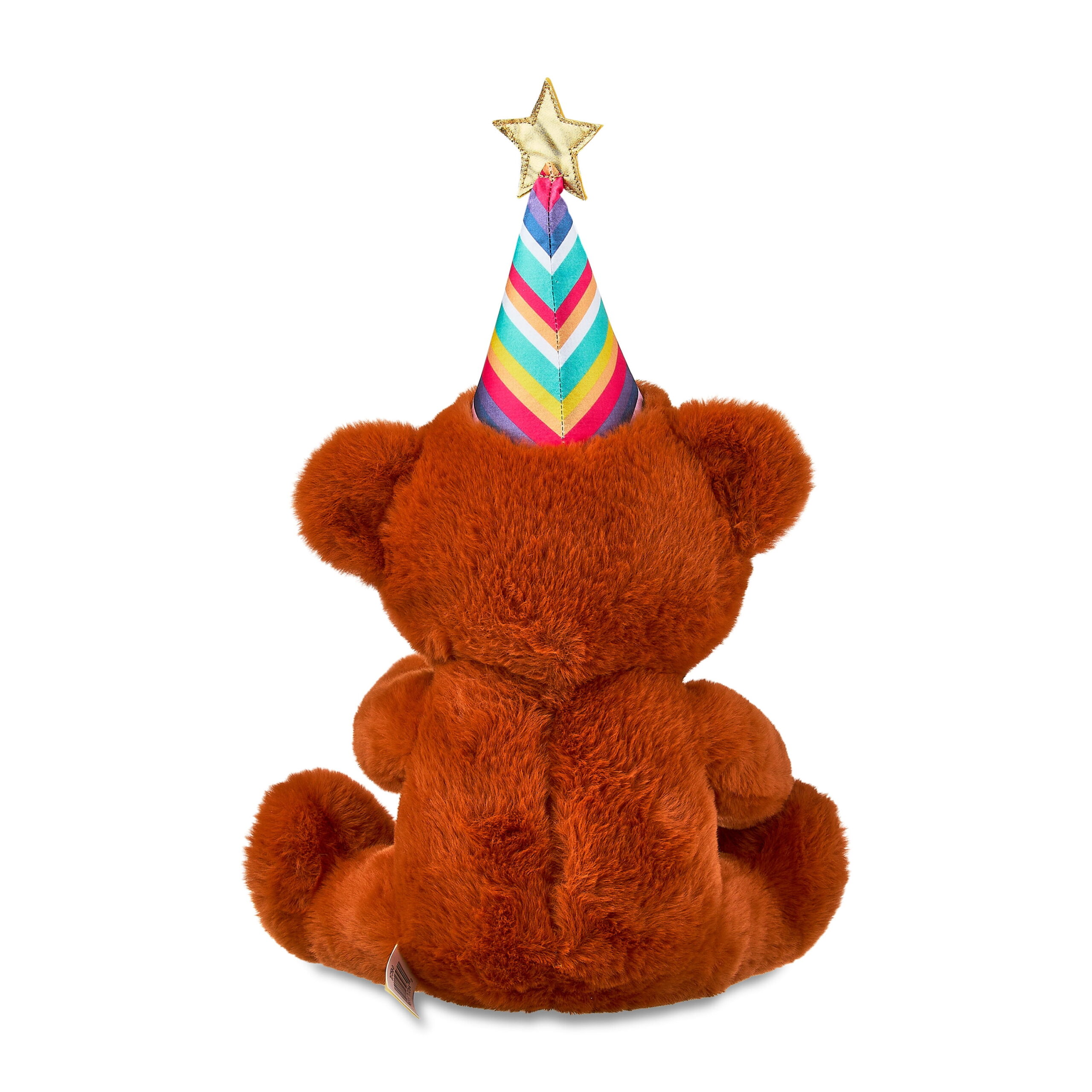 Light-Up Singing Bear Plush Toy, Tan, 9", by Way To Celebrate - Image 4