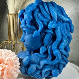 Tranquil Iris Candles - Medusa Scented Hand Poured Eco Friendly Pillar Candle - 1