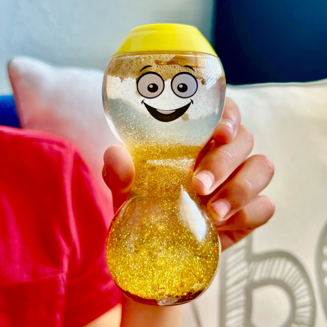 hand2mind Express Your Feelings Sensory Bottles, Social Emotional Fidget Toys for Kids (4 Pieces) - Image 2