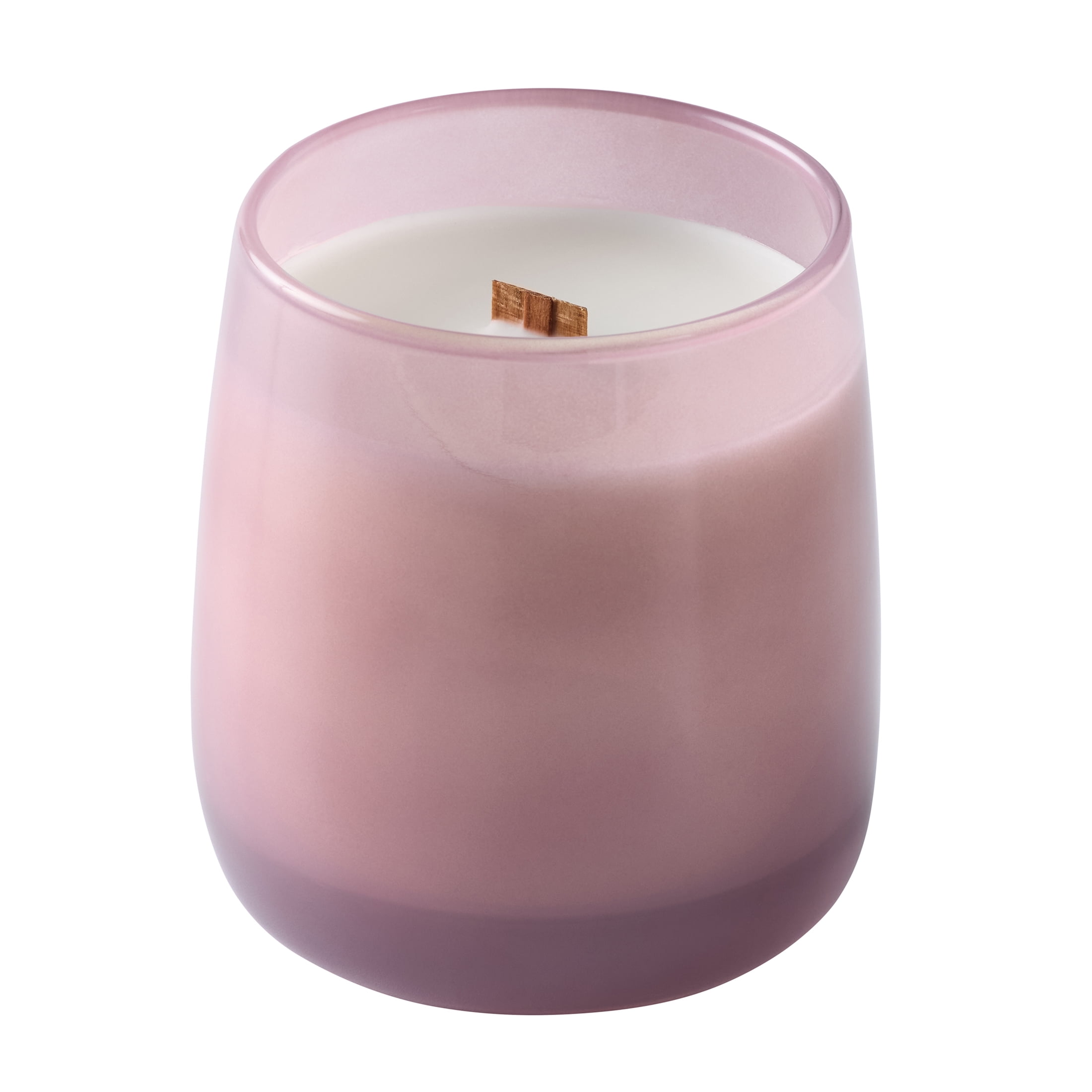 Better Homes & Gardens Intense Tobaccos Leaf and Amber Scented Wooden 1-Wick Colored Taper Jar Candle 14.5oz - Image 2