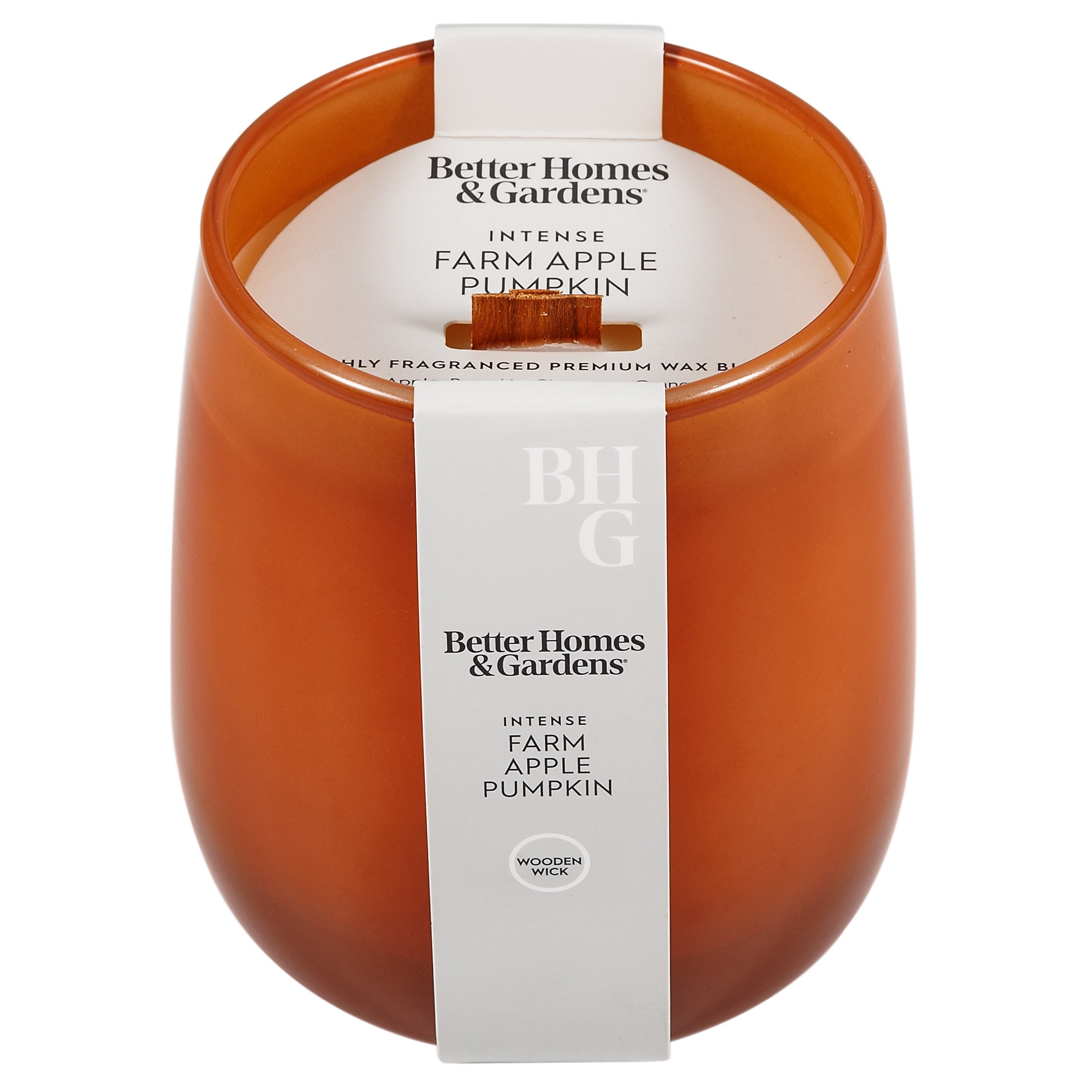 Better Homes & Gardens Intense Tobaccos Leaf and Amber Scented Wooden 1-Wick Colored Taper Jar Candle 14.5oz - Image 14