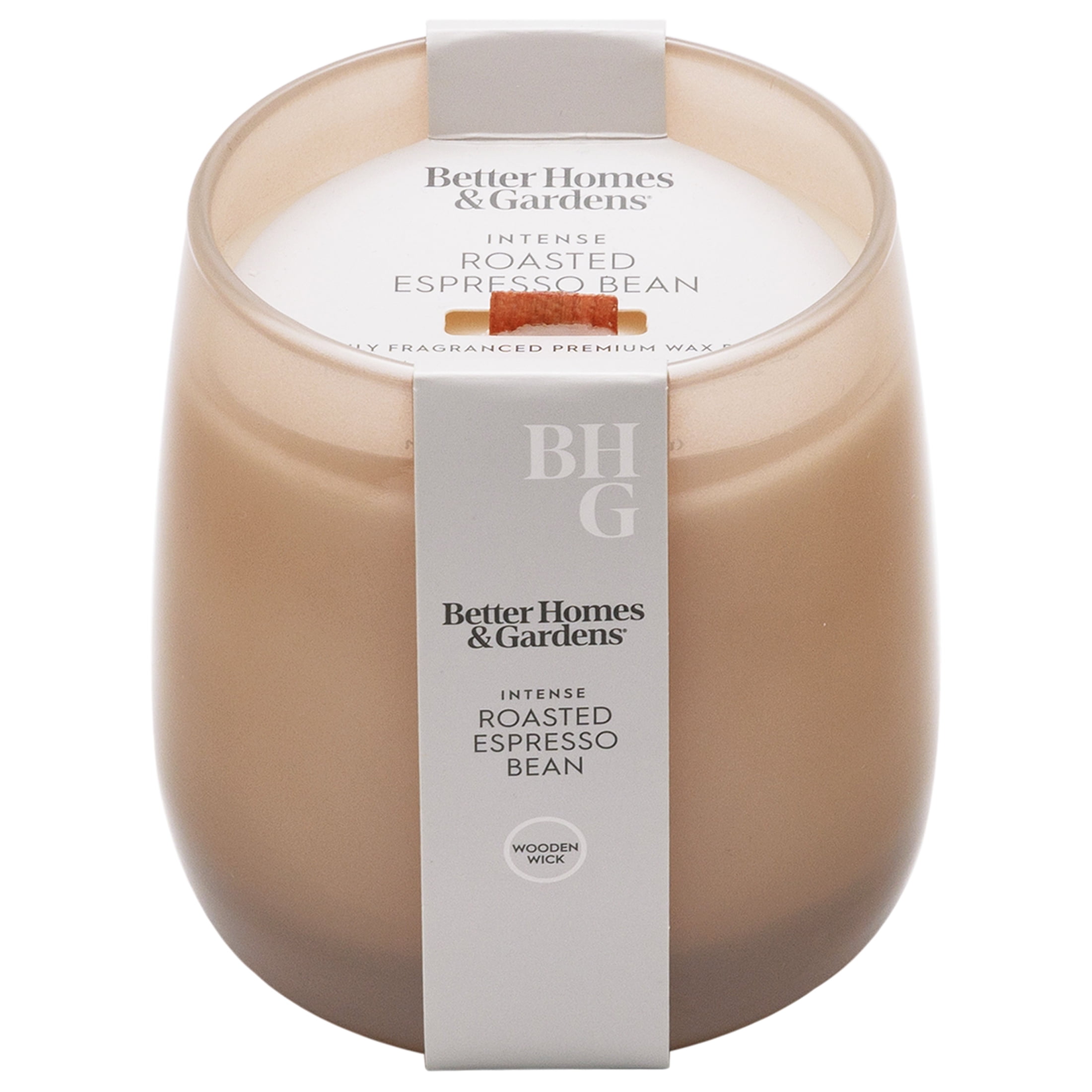 Better Homes & Gardens Intense Tobaccos Leaf and Amber Scented Wooden 1-Wick Colored Taper Jar Candle 14.5oz - Image 28