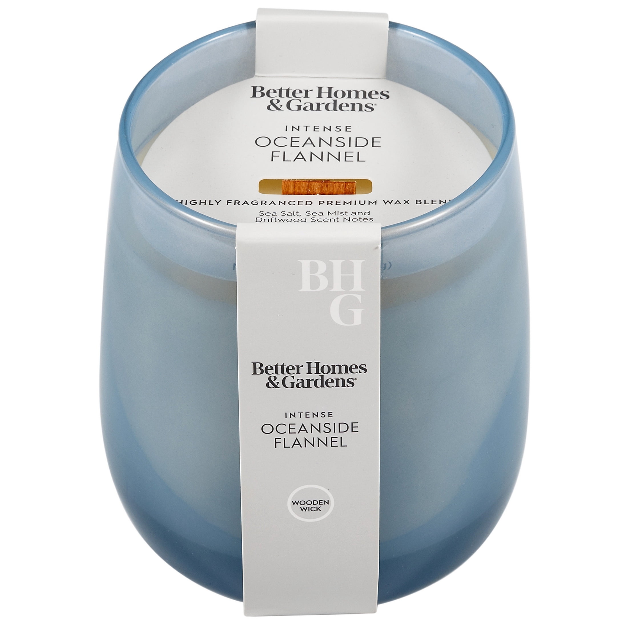 Better Homes & Gardens Intense Tobaccos Leaf and Amber Scented Wooden 1-Wick Colored Taper Jar Candle 14.5oz - Image 34