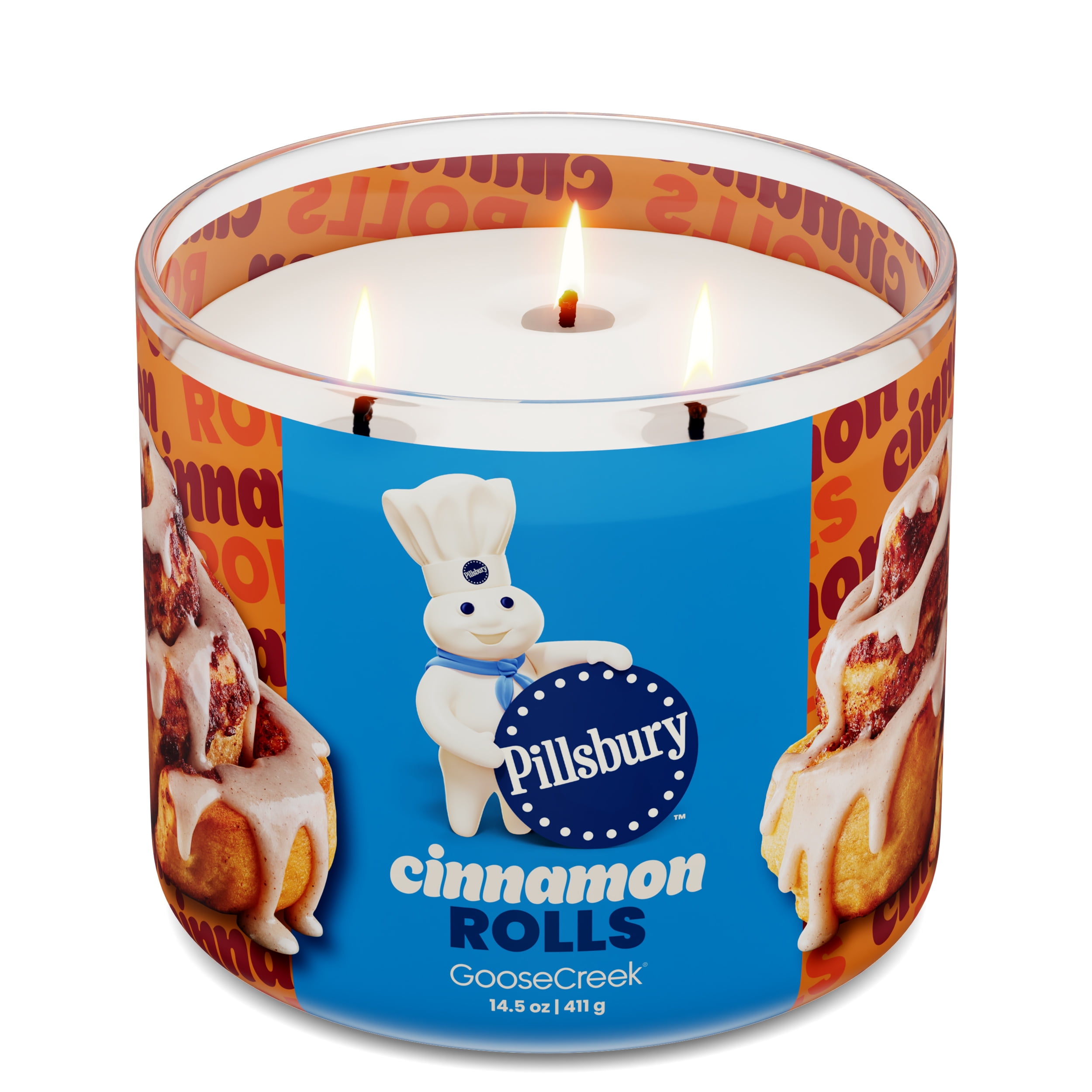 Goose Creek 3-Wick Pillsbury Cinnamon Rolls Scented Jar Candle, 14.5oz. - Image 2